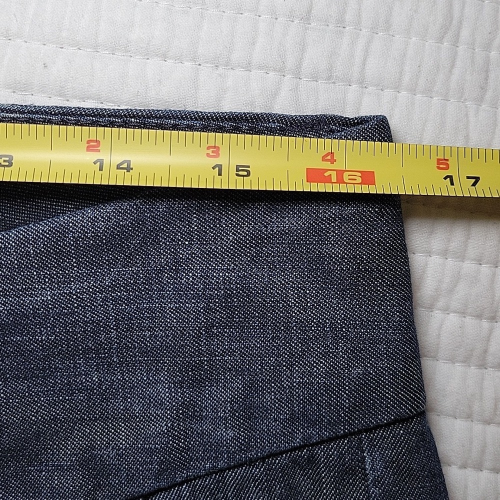 Lucky Brand Women Dark Wash Denim Capri Wide Leg Gaucho Pants Size 8/29 - Picture 10 of 11